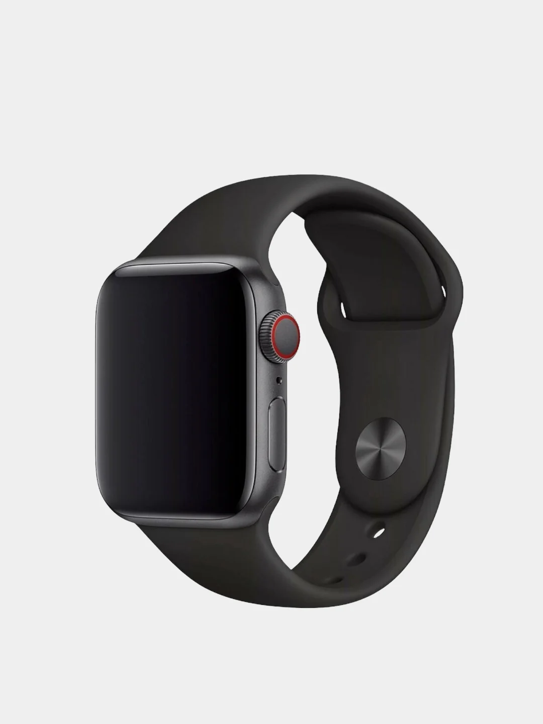 Розовый ремешок силиконовый для Apple Watch 38/40 и 42/44