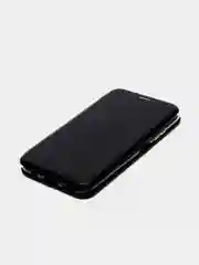 Черный чехол-книжка "Jeneva" Huawei P40 Lite
