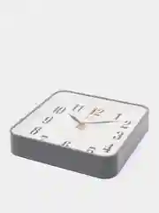 Серый часы настенные 19х19см "Геометрия" 1918-109