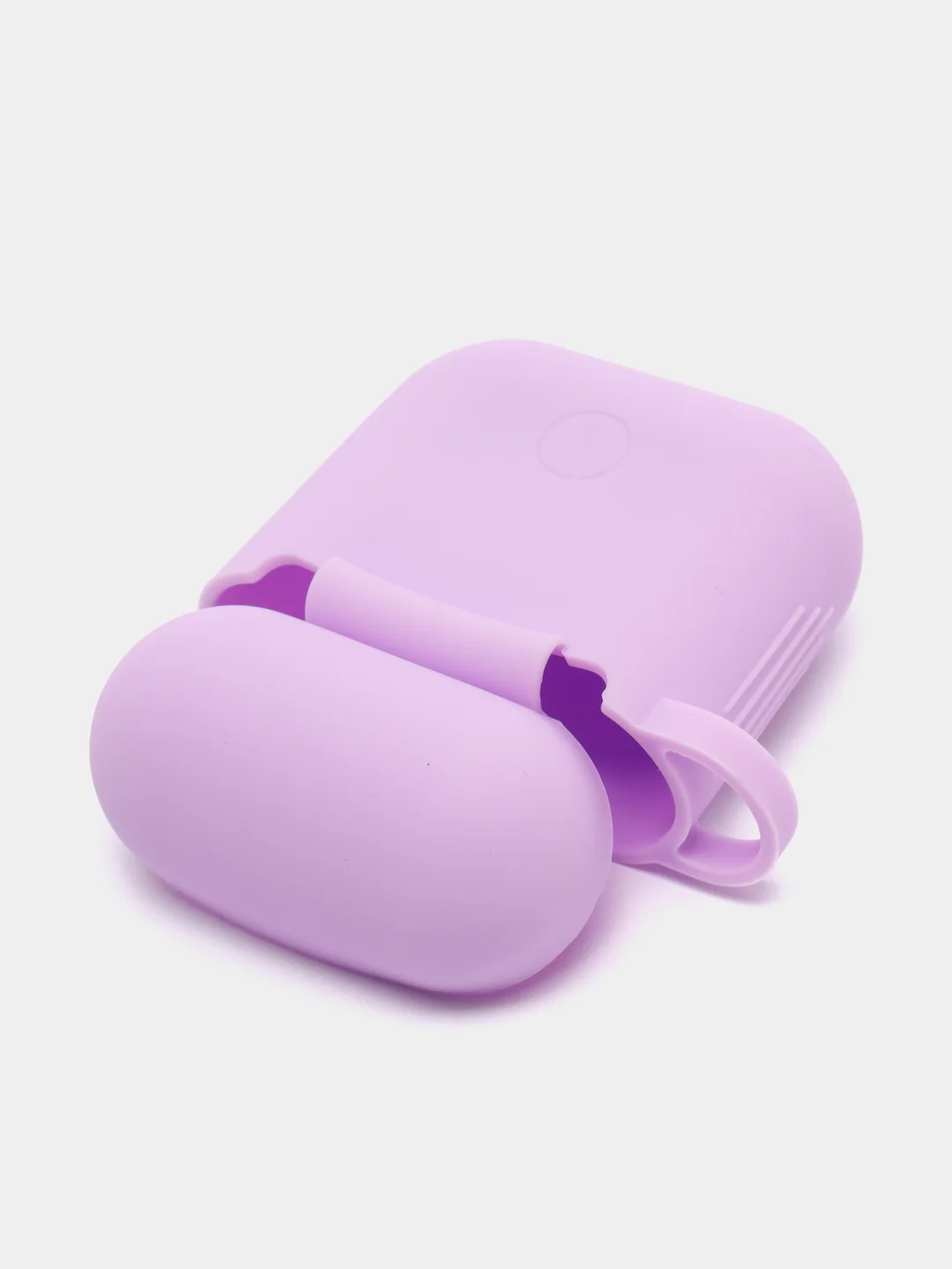 Лавандовый силиконовый чехол для наушников AirPods 1 / 2 / TWS i9s i10 i11 i12 i13 i14 i15 i100