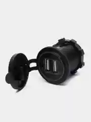 Голубой usb зарядное устройство (встраиваемое), 2.1А, автомобильное