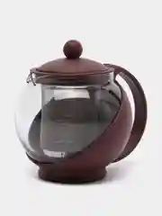 Чайник заварочный, стеклянный, корпус пластиковый, 0.5 л
