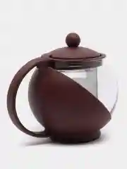 Чайник заварочный, стеклянный, корпус пластиковый, 0.5 л