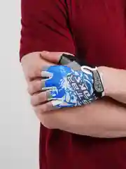 Синий спортивные перчатки "STAR"