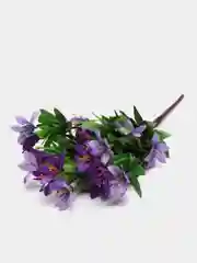 Искусственные цветы. Колокольчики (двухцветный букет). Высота: 35 см. D цветка: до 5 см
