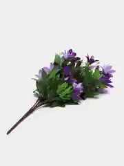 Искусственные цветы. Колокольчики (двухцветный букет). Высота: 35 см. D цветка: до 5 см