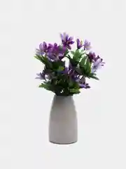 Искусственные цветы. Колокольчики (двухцветный букет). Высота: 35 см. D цветка: до 5 см