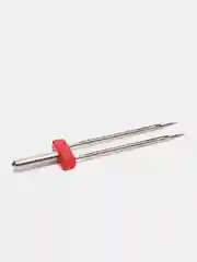 Иглы для бытовых швейных машин стандартные двойные Schmetz 130/705H ZWI № 100/4.0, уп.1 иг