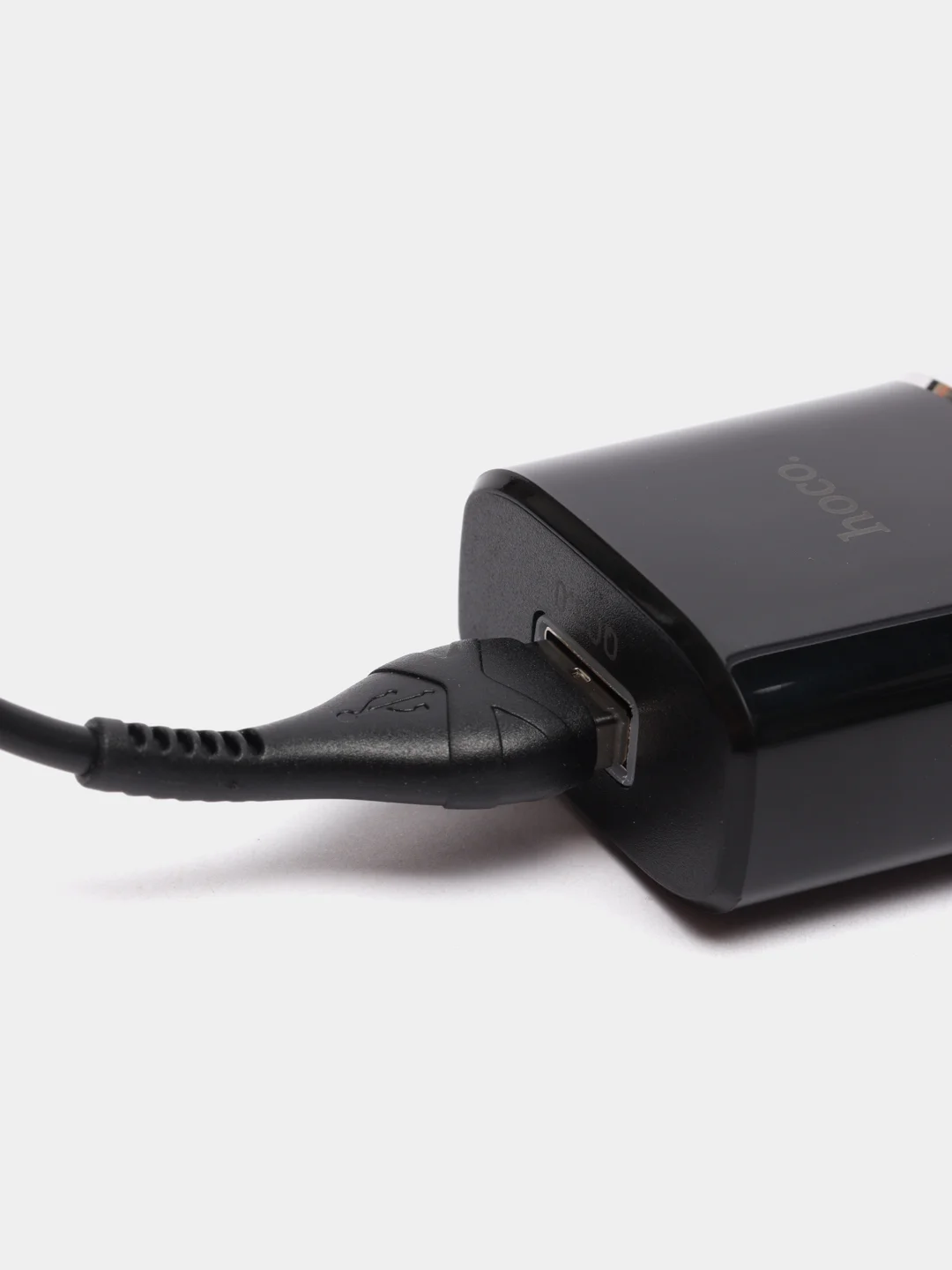 Черный сетевое зарядное устройство Type-C Hoco C12Q 18W QC 3.0 Самсунг/Хонор/Xiaomi/Андроид/Redmi