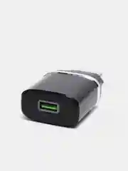 Черный сетевое зарядное устройство Type-C Hoco C12Q 18W QC 3.0 Самсунг/Хонор/Xiaomi/Андроид/Redmi