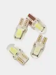 Белый светодиоды лампы для габаритных огней подсветки автомобиля, W5W T10 LED COB