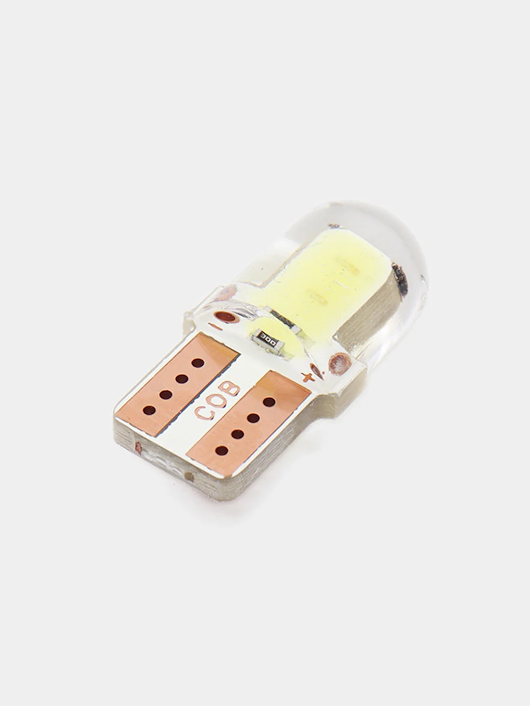 Белый светодиоды лампы для габаритных огней подсветки автомобиля, W5W T10 LED COB
