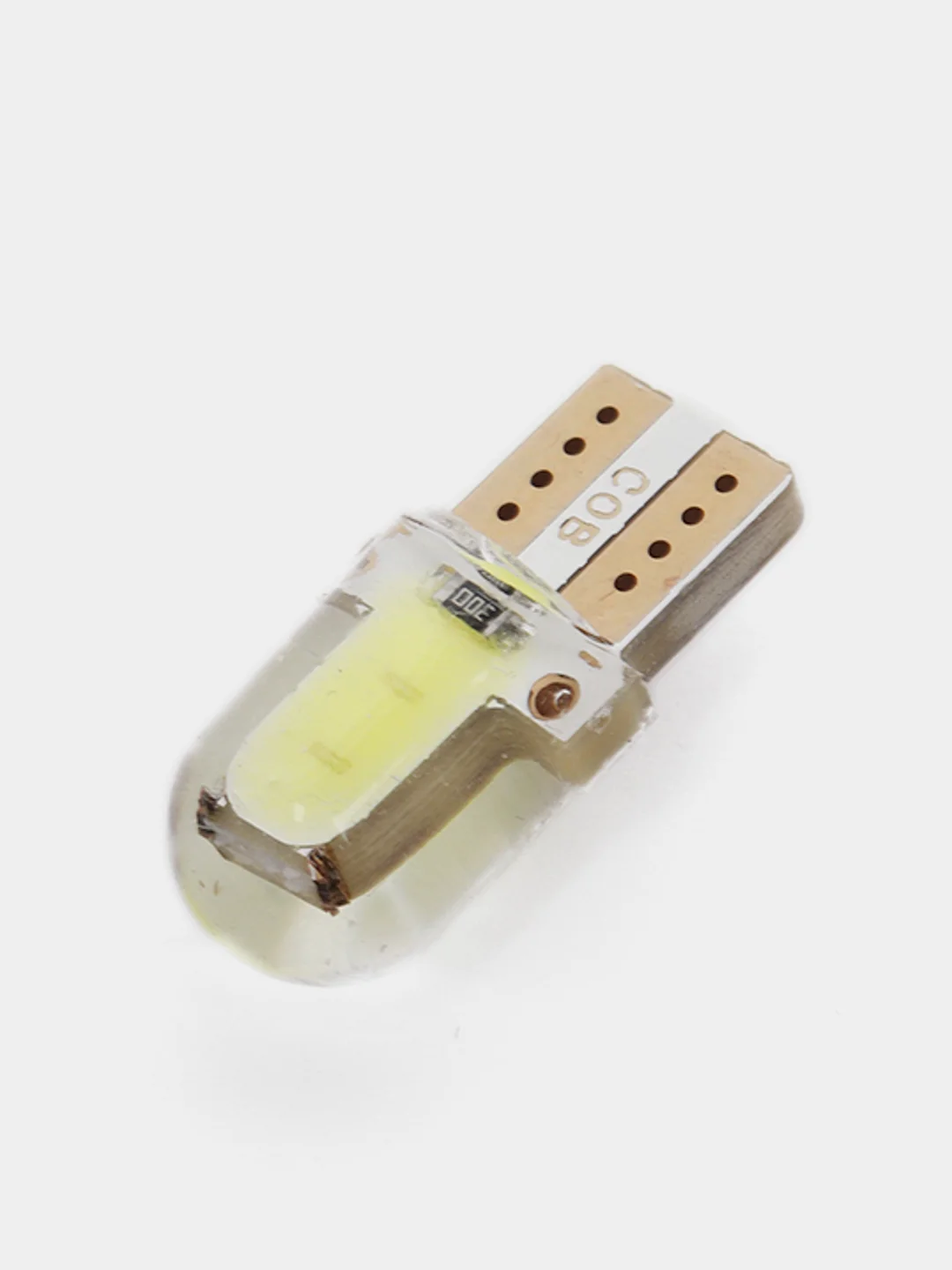 Синий светодиоды лампы для габаритных огней подсветки автомобиля, W5W T10 LED COB