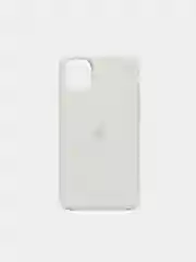 Белый чехол Silicone Case для Apple iPhone 11 силиконовый противоударный для айфона Soft Touch
