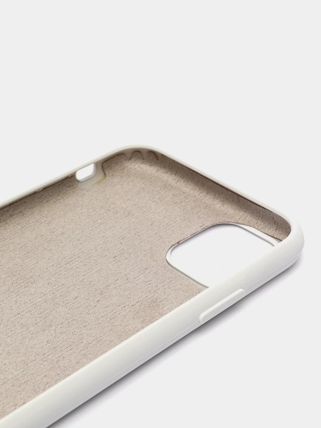 Белый чехол Silicone Case для Apple iPhone 11 силиконовый противоударный для айфона Soft Touch