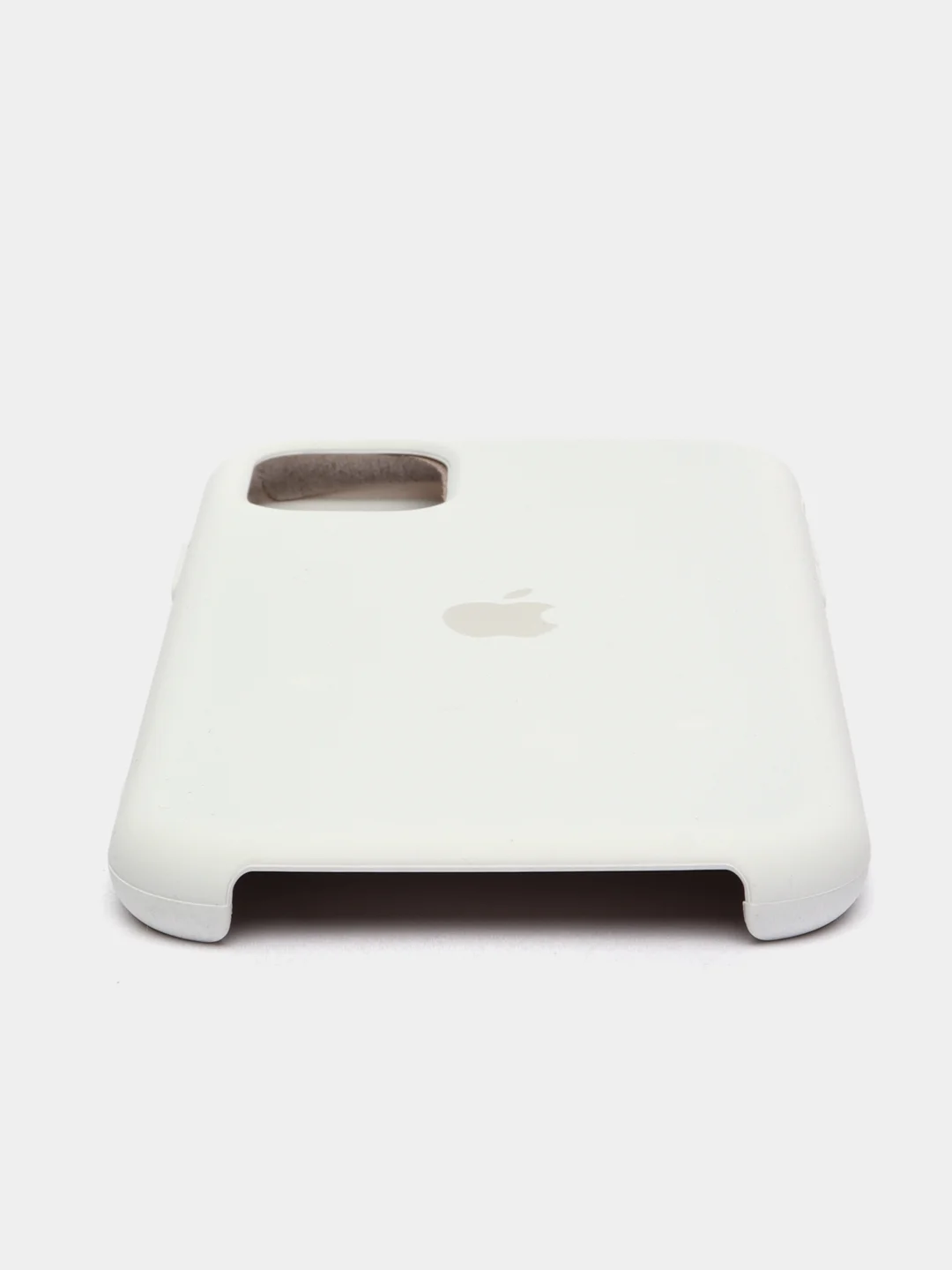 Белый чехол Silicone Case для Apple iPhone 11 силиконовый противоударный для айфона Soft Touch