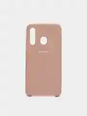 Бежевый чехол силиконовый Silicone Cover Case для Samsung Galaxy A20S, A60, M40