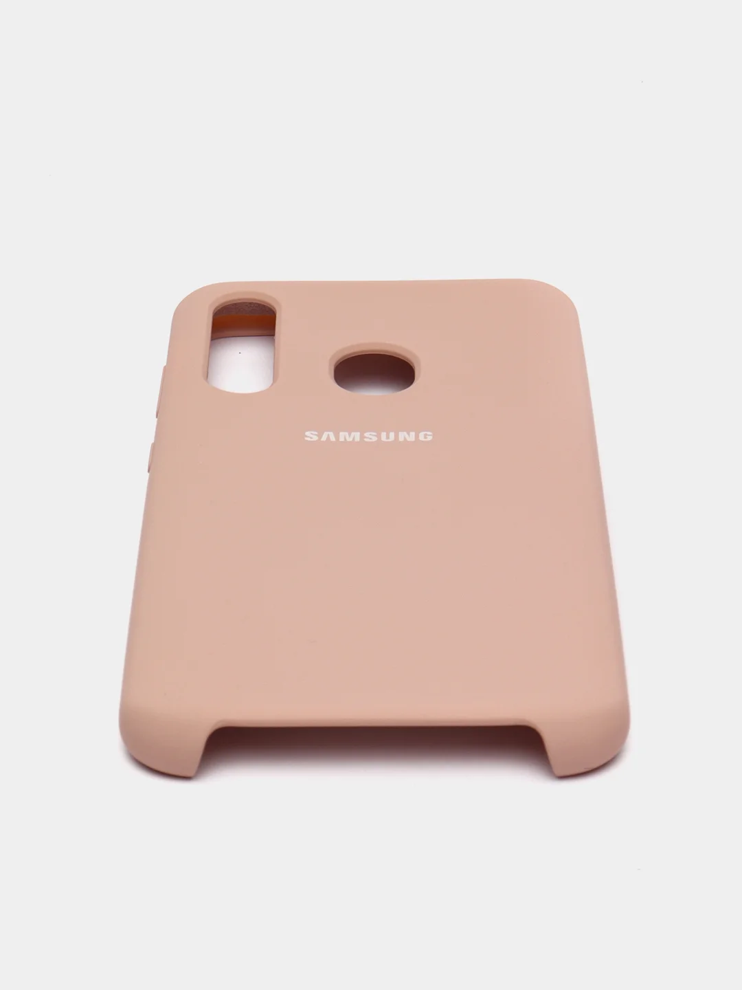 Бежевый чехол силиконовый Silicone Cover Case для Samsung Galaxy A20S, A60, M40