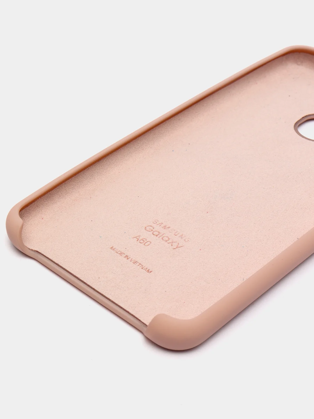 Бежевый чехол силиконовый Silicone Cover Case для Samsung Galaxy A20S, A60, M40