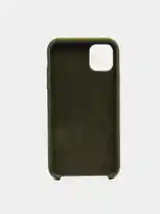 Зелёный хаки чехол Silicone Case для Apple iPhone 11 силиконовый противоударный для айфона Soft Touch