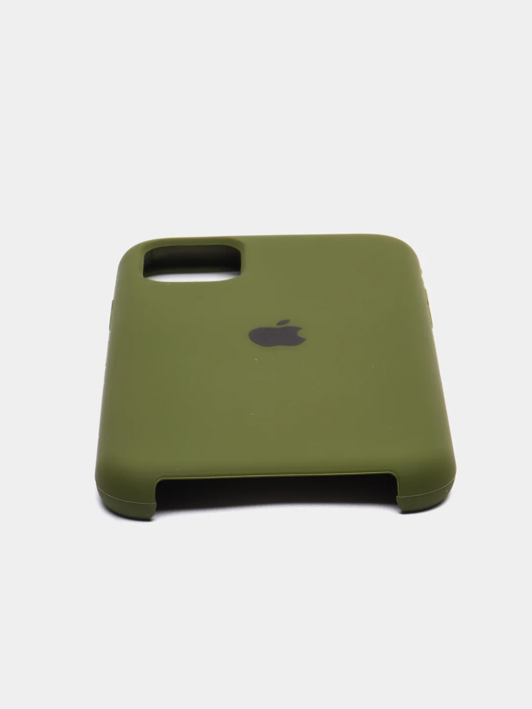Зелёный хаки чехол Silicone Case для Apple iPhone 11 силиконовый противоударный для айфона Soft Touch