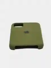 Зелёный хаки чехол Silicone Case для Apple iPhone 11 силиконовый противоударный для айфона Soft Touch