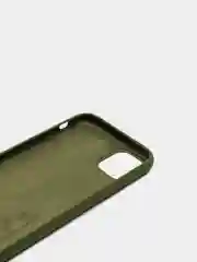 Зелёный хаки чехол Silicone Case для Apple iPhone 11 силиконовый противоударный для айфона Soft Touch