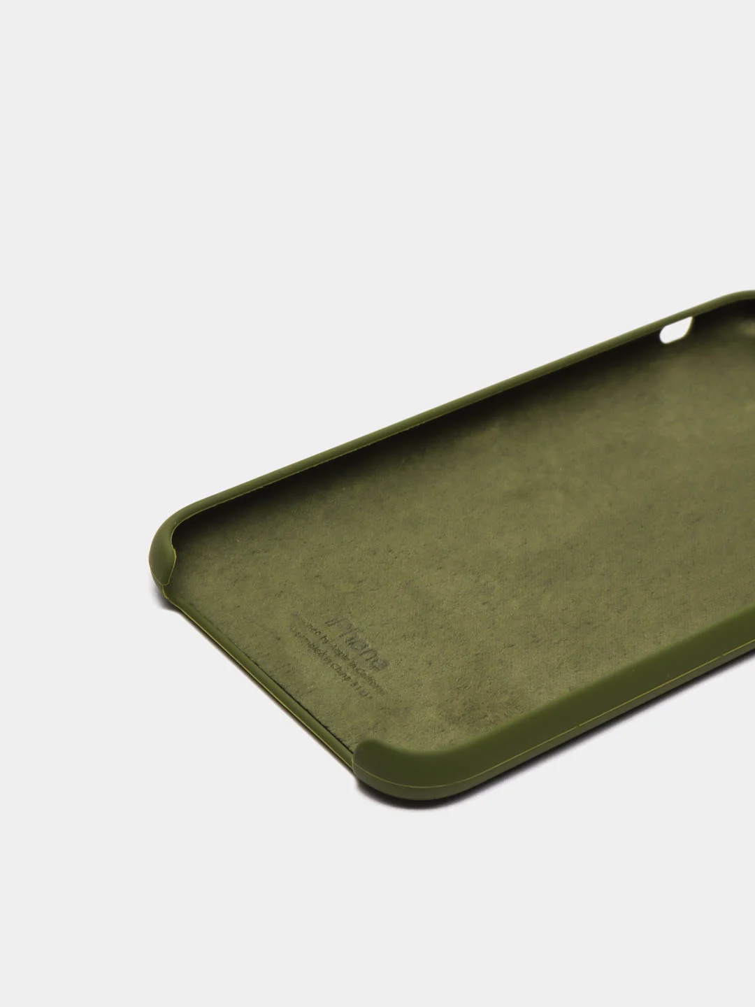 Зелёный хаки чехол Silicone Case для Apple iPhone 11 силиконовый противоударный для айфона Soft Touch