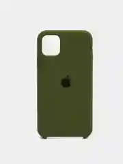 Зелёный хаки чехол Silicone Case для Apple iPhone 11 силиконовый противоударный для айфона Soft Touch
