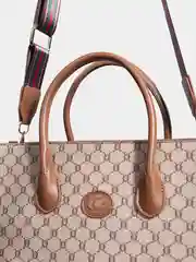 Сумка женская через плечо с ручками классическая кожа принт guccii