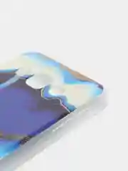 Золотой чехол Samsung Galaxy A3 2015 / SM-A300F, Галакси А3 2015 силиконовый с мраморным рисунком