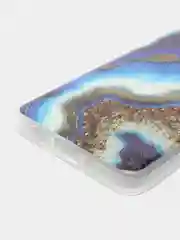 Золотой чехол Samsung Galaxy A3 2015 / SM-A300F, Галакси А3 2015 силиконовый с мраморным рисунком
