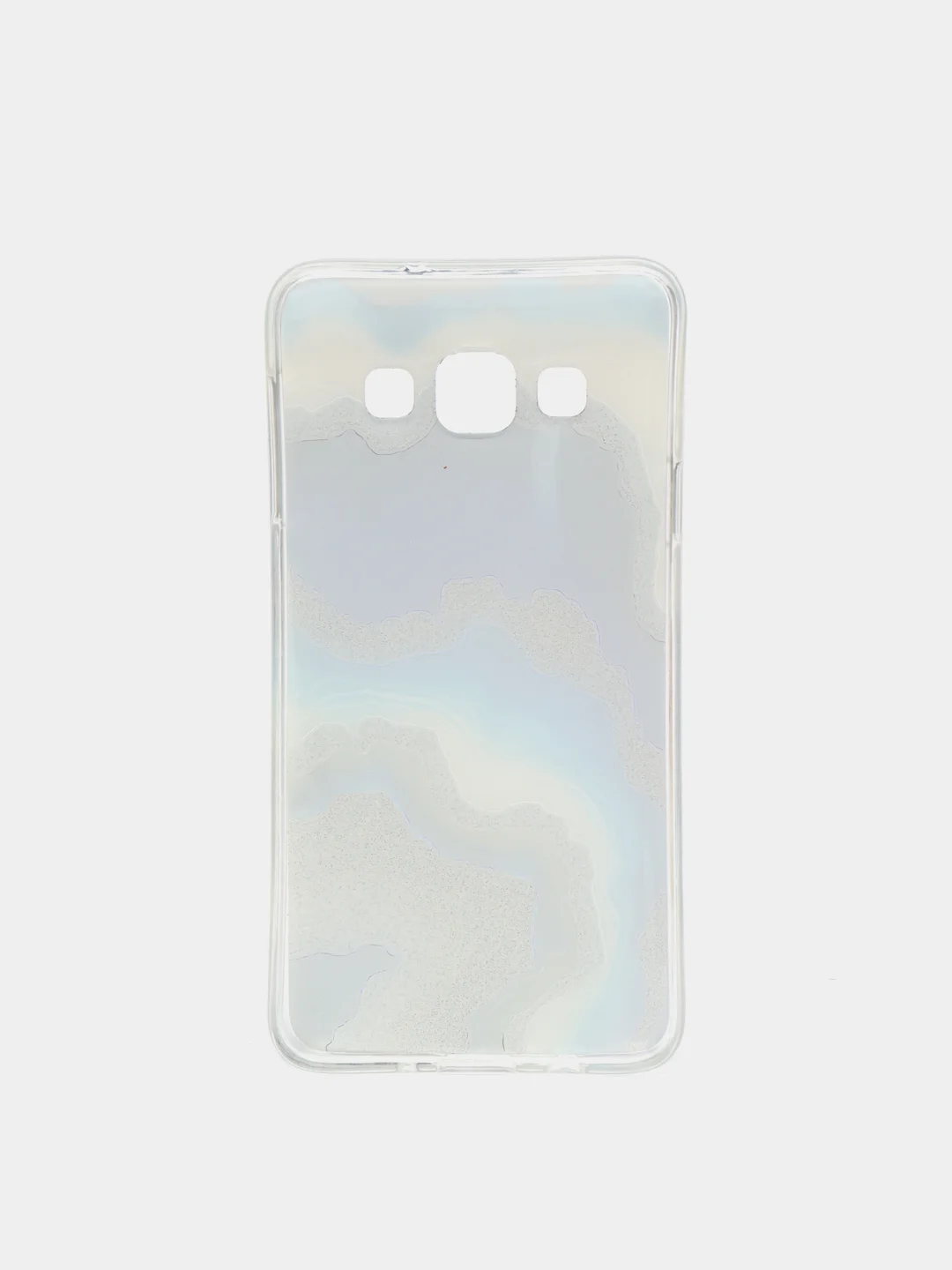Золотой чехол Samsung Galaxy A3 2015 / SM-A300F, Галакси А3 2015 силиконовый с мраморным рисунком
