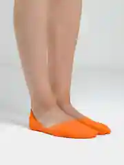 Оранжевый носки следки женские