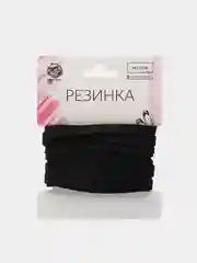 Черный резинка для одежды бельевая, текстильная, швейная, эластичная/ цвет черный белый