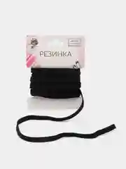 Черный резинка для одежды бельевая, текстильная, швейная, эластичная/ цвет черный белый