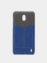 Голубой чехол накладка для Nokia 2