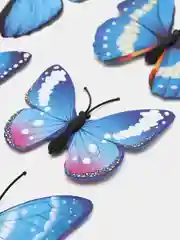 Синий бабочки декоративные