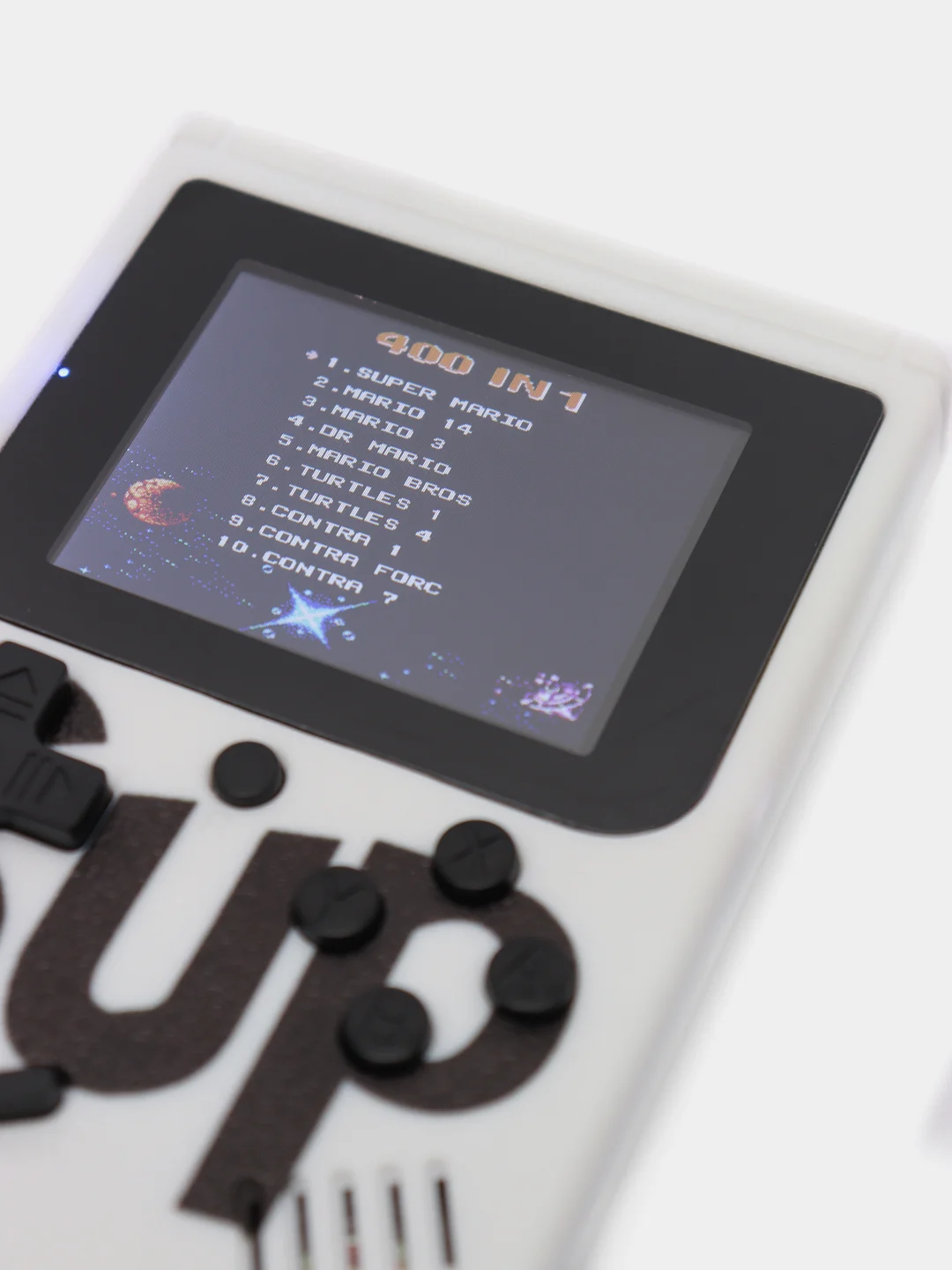 Белый игровая приставка Sup Game Box 400 в 1 портативная карманная консоль, сега, нинтендо