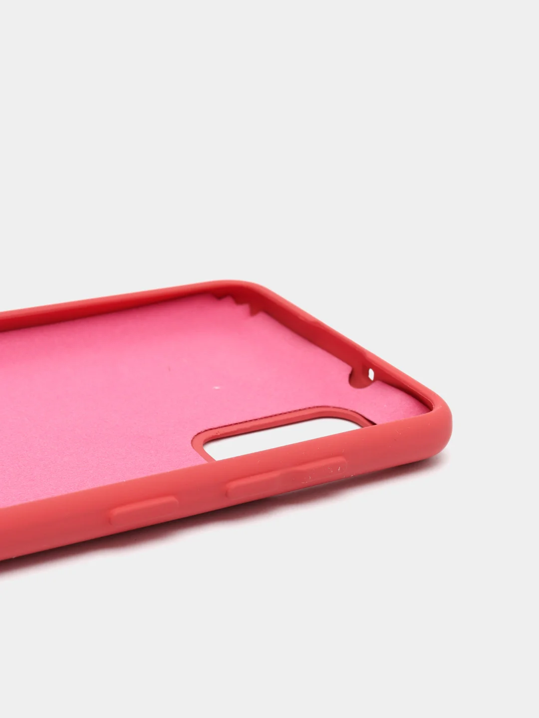 Багровый чехол Silicone Cover для Samsung Galaxy A41, Самсунг Галакси А41 силиконовый