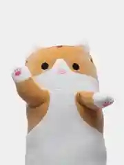 Бежевый мягкая игрушка "Котик" подушка/кот батон