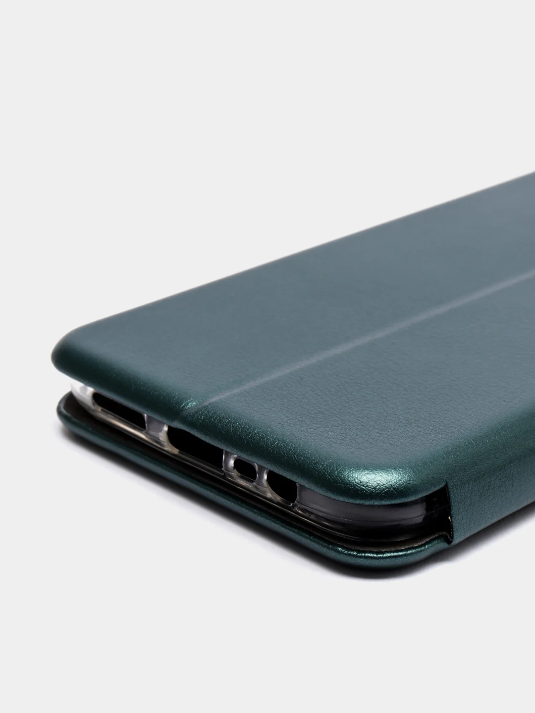 Зеленый чехол-книжка для Realme C15 / C12 / C25 / C25S