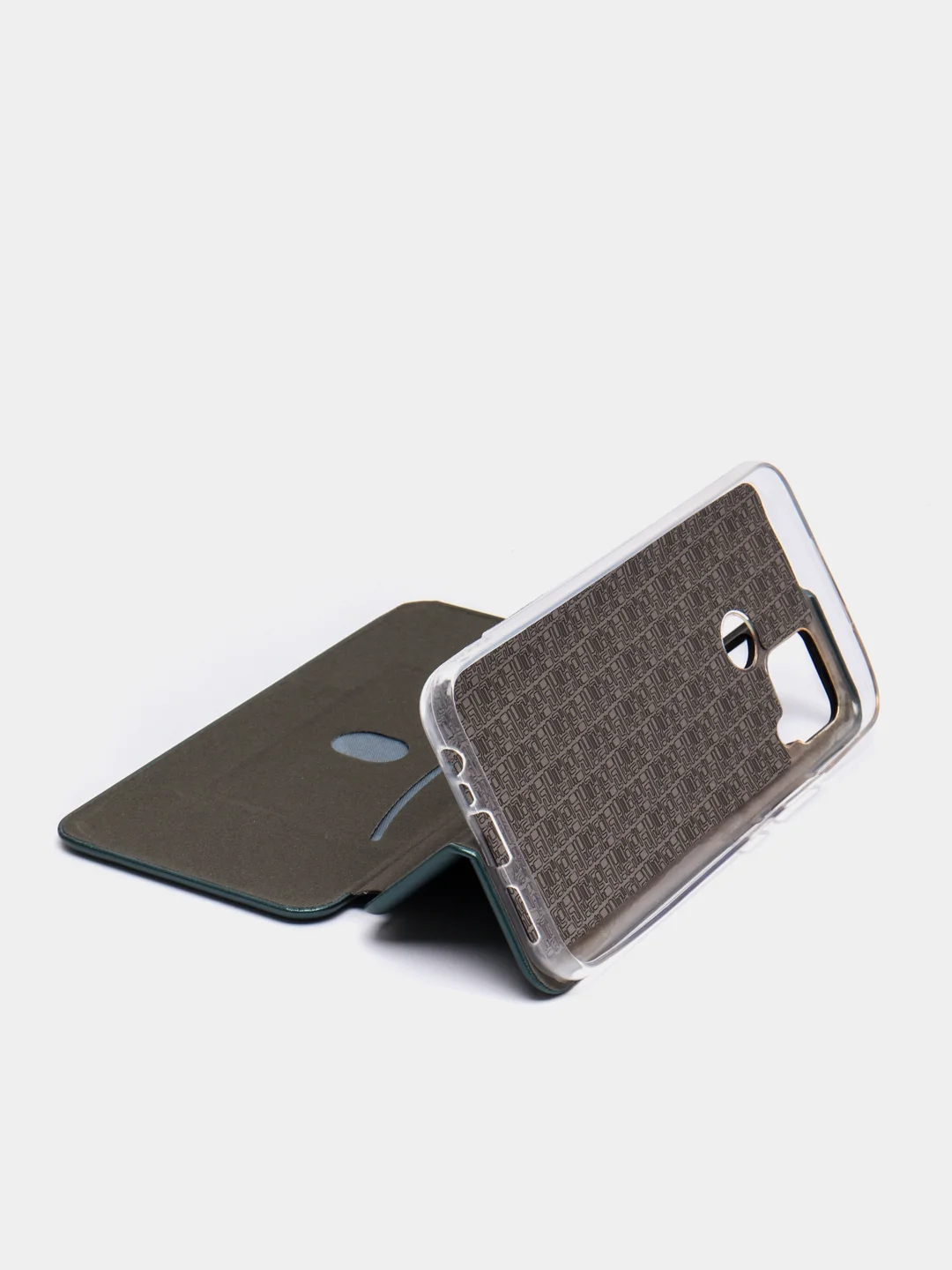 Зеленый чехол-книжка для Realme C15 / C12 / C25 / C25S