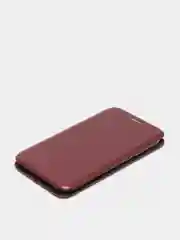 Багровый чехол-книжка для Huawei Honor 9 Lite