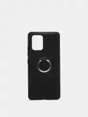 Черный чехол для Samsung Galaxy A21, A21S, A31, A41, A71, A91/ S10 Lite с кольцом-держателем
