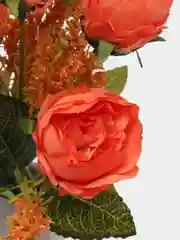 Коралловый искусственные цветы пионы "Марципан"