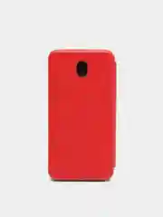 Красный чехол книжка для Samsung J7 2017, J730, Самсунг Джи 7