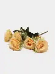 Кремовый искусственные цветы розы, букет, пионы, камелии