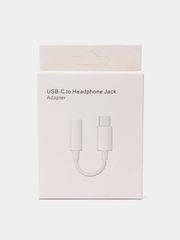 AUX адаптер переходник с USB Type-C на Jack 3,5мм для наушников