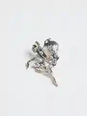 Серебряный брошь женская "Балерина"